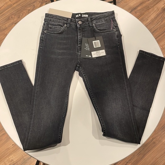 BLK DNM Skinny Jeans 22 Irwin Grey Size 25/30 - Picture 3 of 8